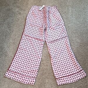 New J. Crew Pink Paisley Print Pants